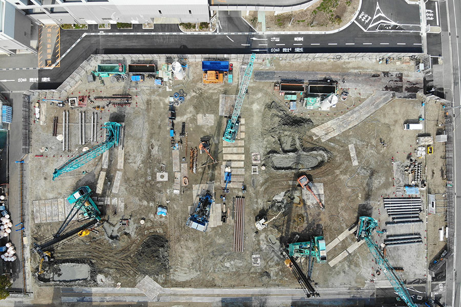 全景(現場真上から）