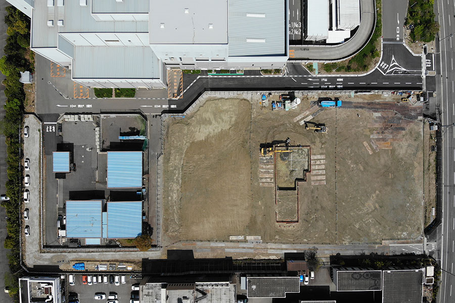 全景(現場真上から）