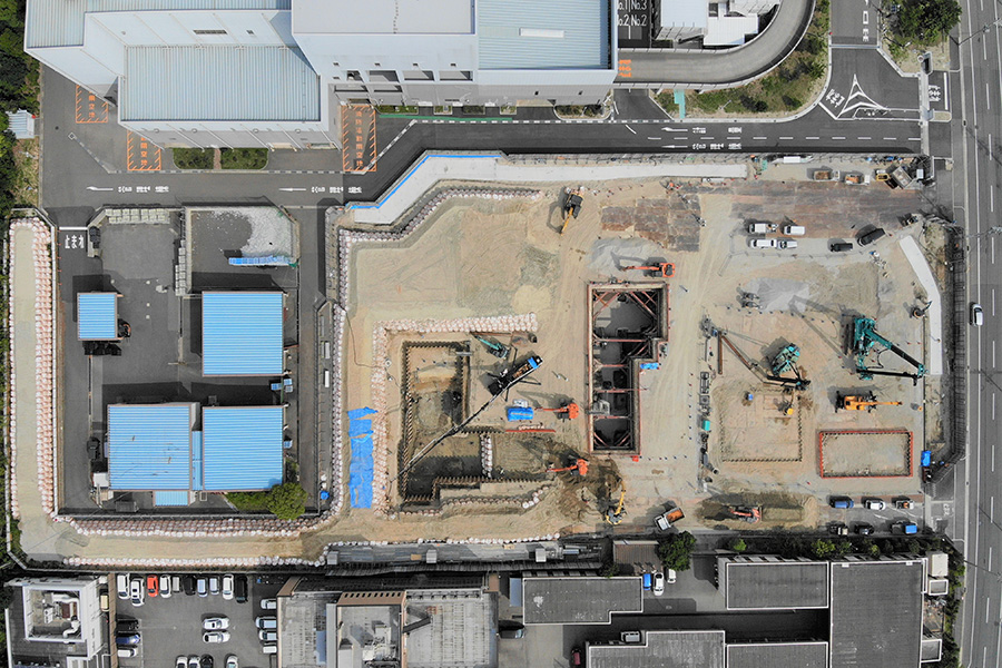 全景(現場真上から）