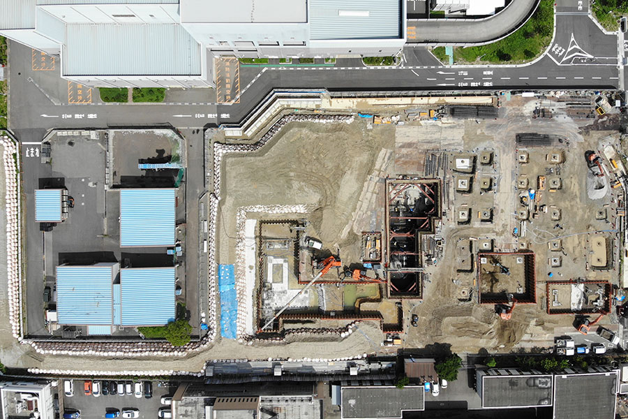 全景(現場真上から）