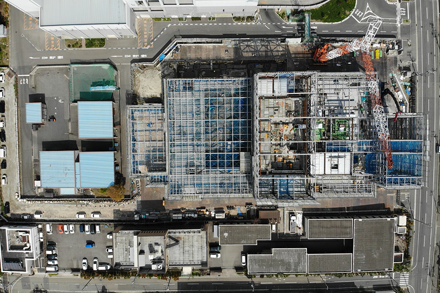 全景(現場真上から）