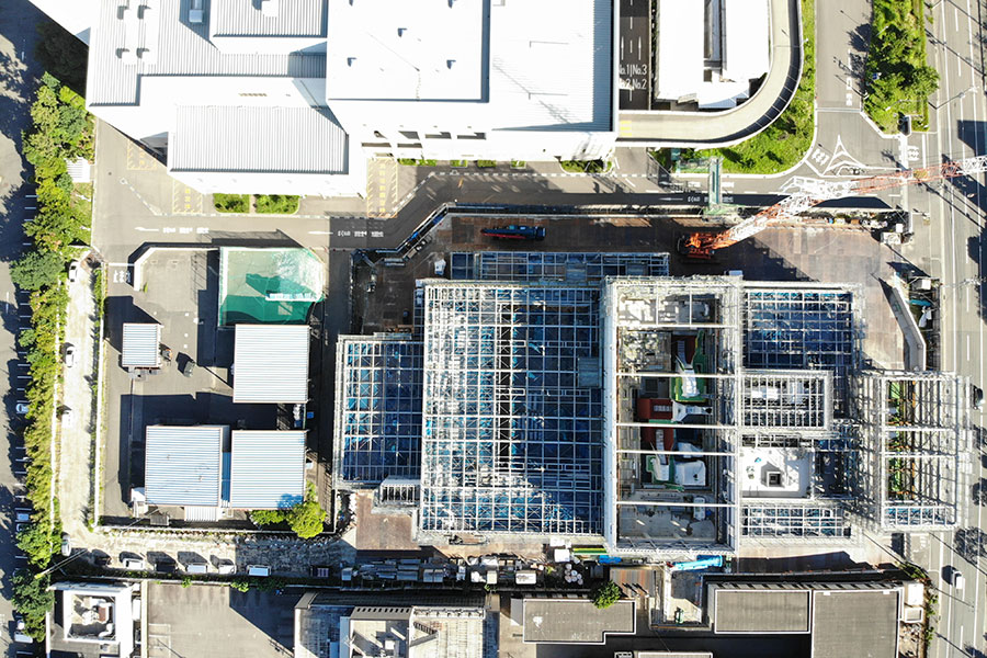 全景(現場真上から）