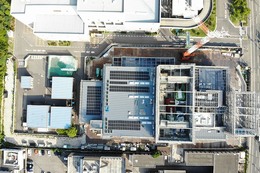 全景(現場真上から）